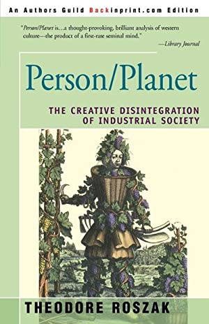 Theodore Roszak: Person/Planet (Paperback)